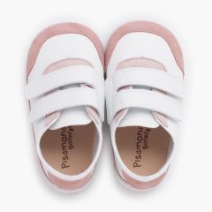 Deportivas barefoot combinadas Blanco y Rosa