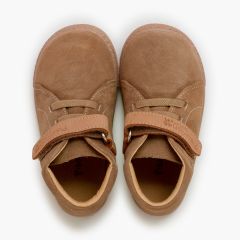 Botas barefoot serraje tira piel y cordones Tierra