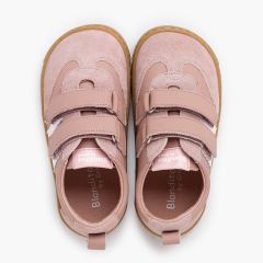 Zapatillas Blanditos bandas laterales suela caramelo Rosa