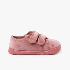 Zapatillas terciopelo barefoot doble tira adherente Maquillaje