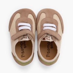 Zapatillas barefoot combinadas cordones elásticos Tierra