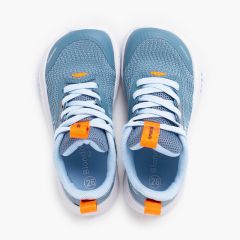 Deportivas Blanditos cordones malla Azul Jeans