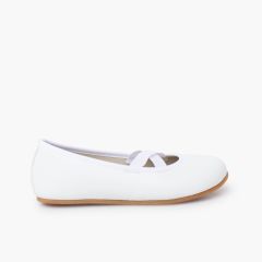 Bailarinas ballet barefoot Comunión Blanco