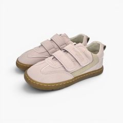 Zapatillas barefoot efecto nobuck adorno lateral Rosa
