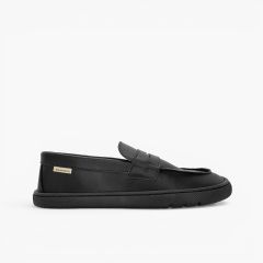 Mocasines colegiales barefoot niños Negro