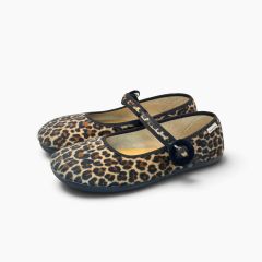 Merceditas barefoot animal print Animal Print