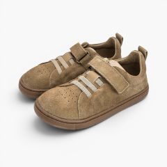 Zapatillas Blanditos serraje tallas altas Visón