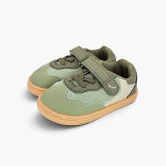 Zapatillas Blanditos suela plana colores combinados Verde