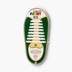 Cordones Elásticos de Colores Pack 20 Uds Blanco