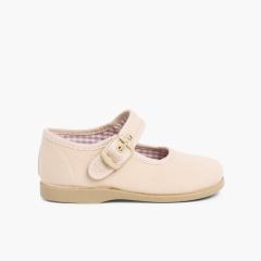 Merceditas de Lona para Niñas Arena