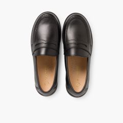 Zapatos Colegiales Escolares Niño Mocasines Negro