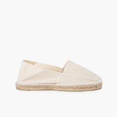 Alpargatas Niños y Mamas/Papas (T.35-45) Crudo