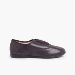 Blucher Niña y Mujer tipo serpiente Gris