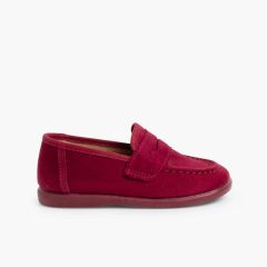 Mocasines Niño Serratex Burdeos