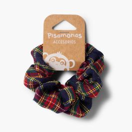 Coletero niña estampado escocés Azul Marino