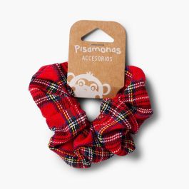 Coletero niña estampado escocés Rojo