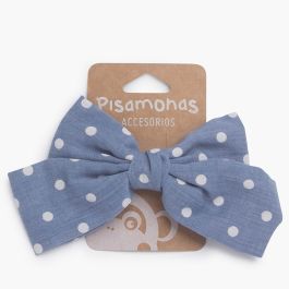 Clip Lazo Topos Pico Pato Azul Francia