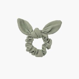 Scrunchie coletero micropana glitter con lazo Verde