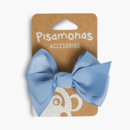 Pinza de Pelo Niñas Lazo Grande Azul Francia