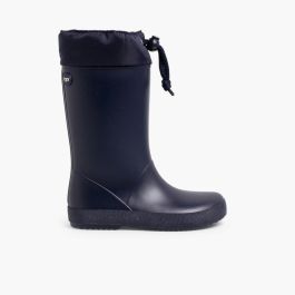 Botas agua ajustables de caña alta Azul Marino