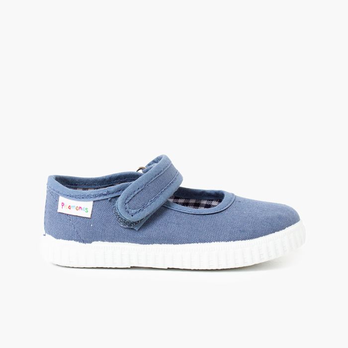 Merceditas Niña tira adherente    Suela tipo Zapatillas