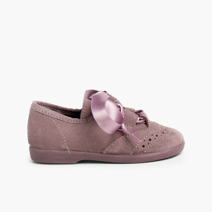 Zapato Inglés Niños en Serraje
