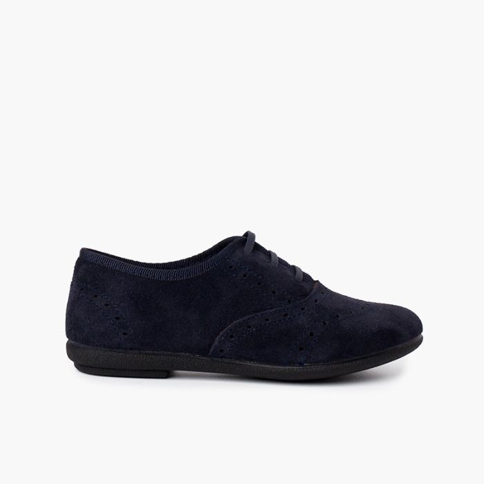 Zapatos Blucher Niña y Mujer Serraje