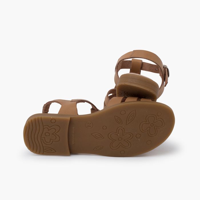 Crocs Niña Sandalias Infantiles Pisamonas Napa Y Serraje Con