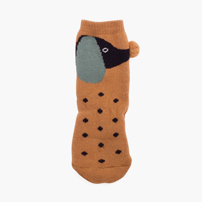 Calcetines antideslizantes pompón perrito