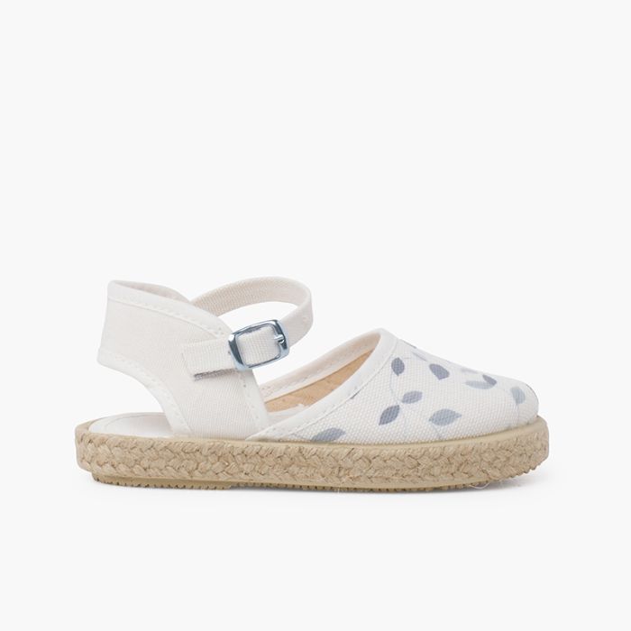 Alpargatas Niña Hebilla con Estampados