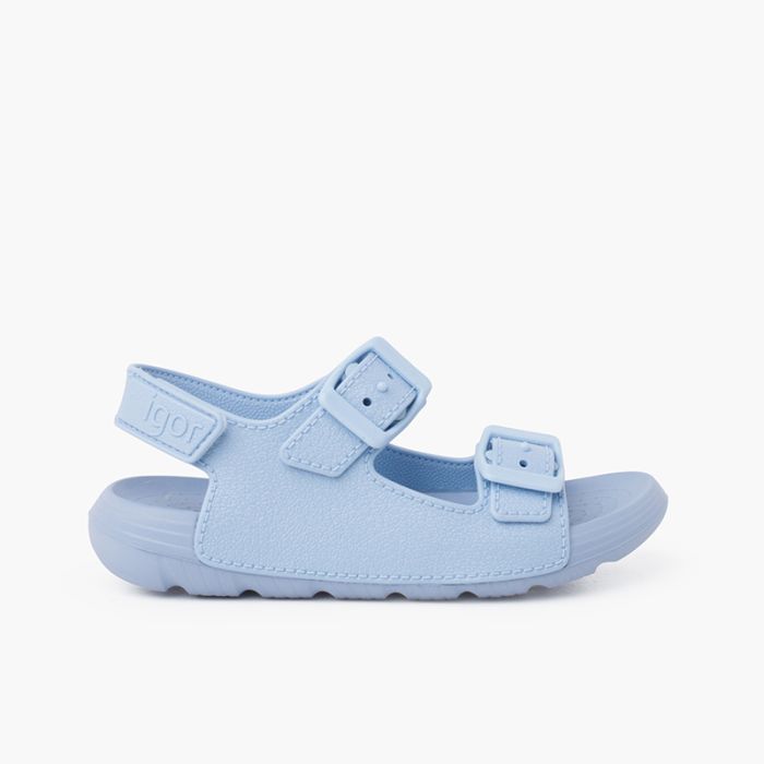 Sandalias unisex con suela EVA y doble hebilla
