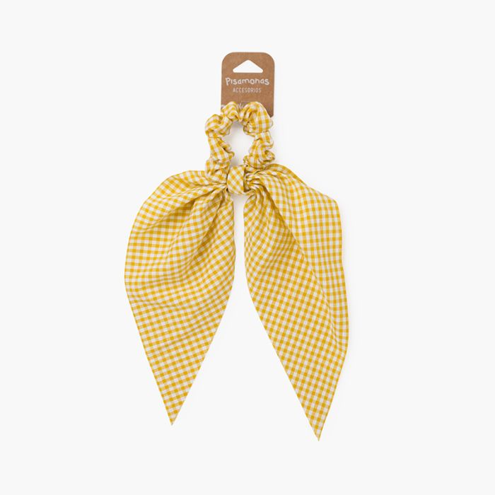Coletero scrunchie lazos vichy