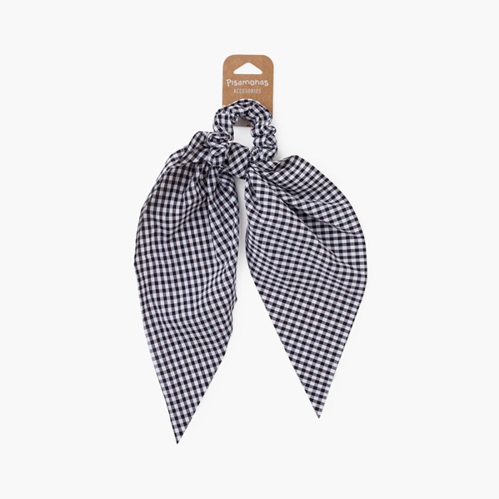Coletero scrunchie lazos vichy