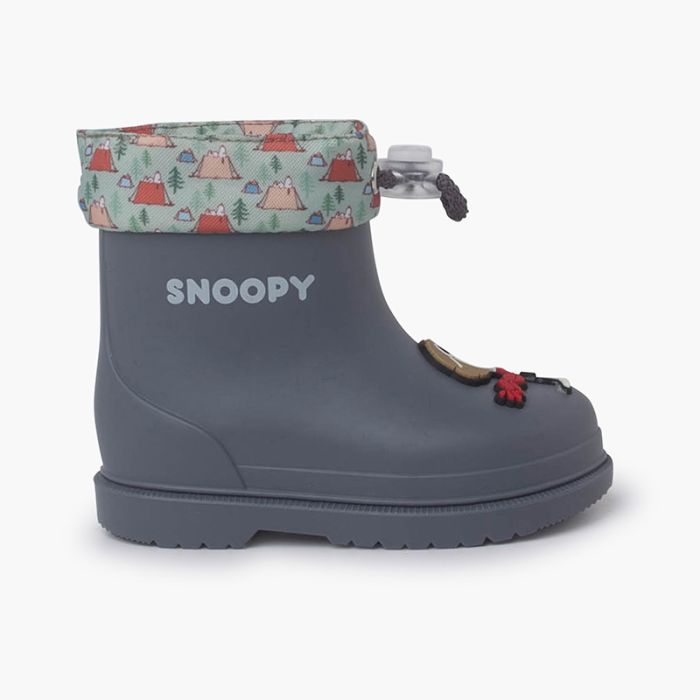 Botas Agua Snoopy Cuello ajustable