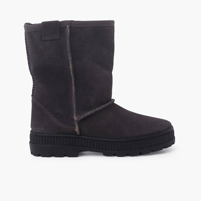 Bota Australiana Suela Ancha y Borreguito
