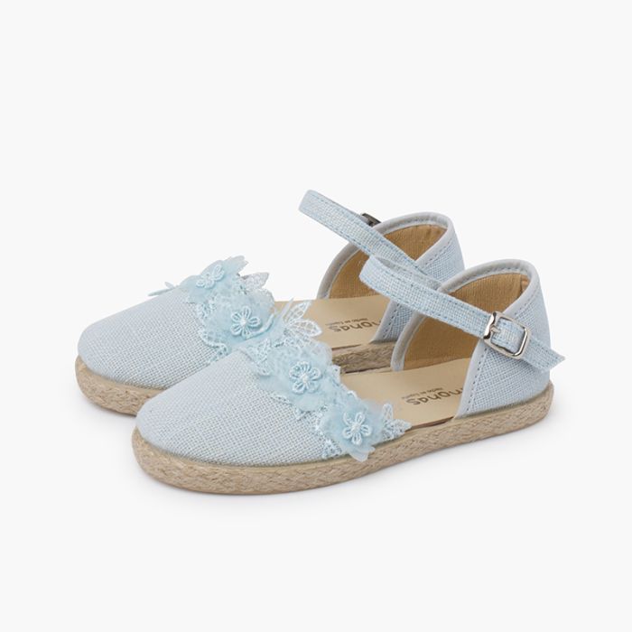 Unas Alpargatas Alpargatas Decoradas Con Pompones Alpargatas Niña