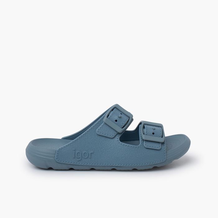 Chanclas suela eva doble hebilla