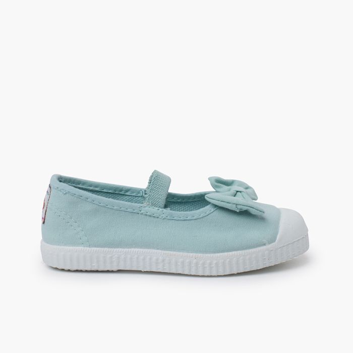 Bailarina elástico y lazo suela zapatillas