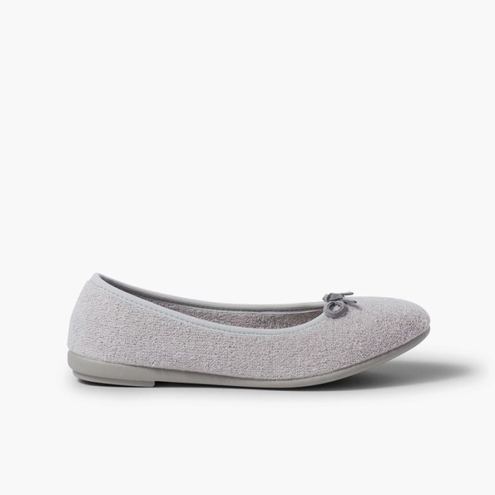 Zapatilla casa bailarina rizo toalla 