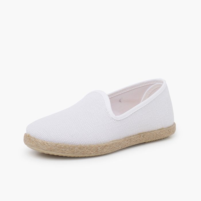 Calzado Infantil Pisamonas 3x2 Náuticos De Lona Rústica Con Efecto