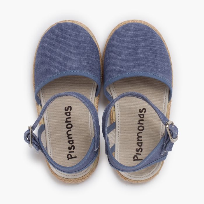 Sandalias Pisamonas Niña Alpargatas Infantiles Pisamonas Con