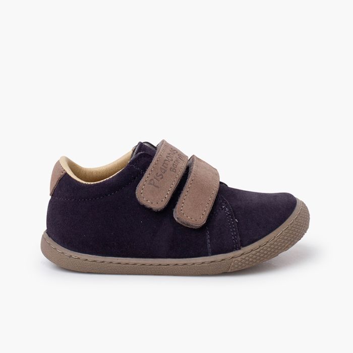 Zapatillas barefoot doble tira adherente serraje