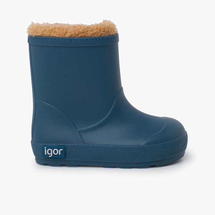 Botas de agua barefoot forro borreguito