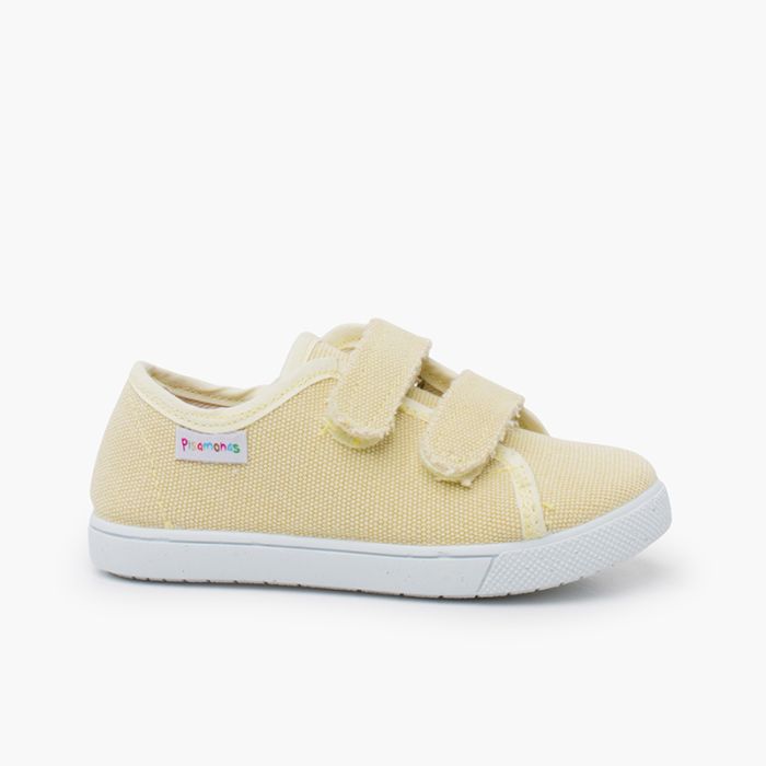Zapatillas lona rústica efecto lavado