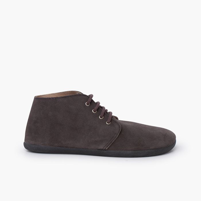 Botas barefoot serraje cordones