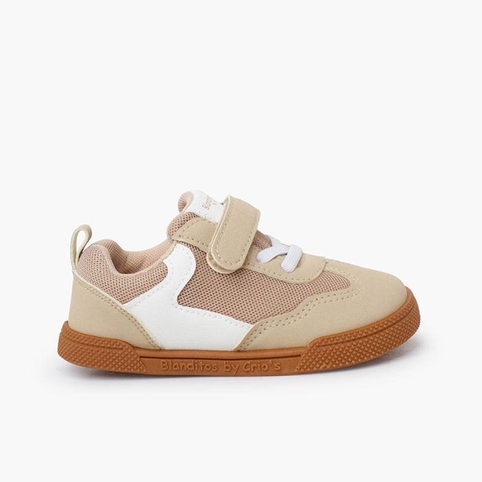 Deportivo microfibra Blanditos suela caramelo