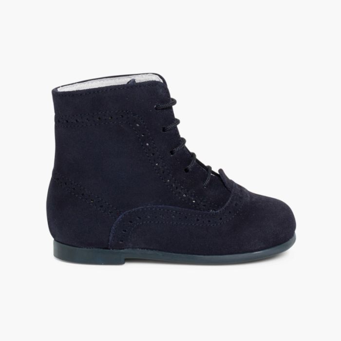 Botas Pascualas para Niñas Serraje