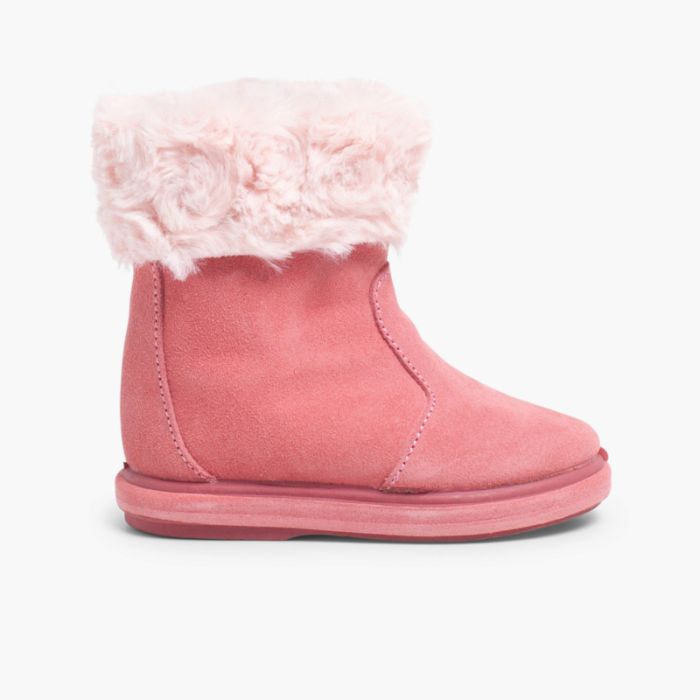 Botas Pelo Media Caña con Cremallera