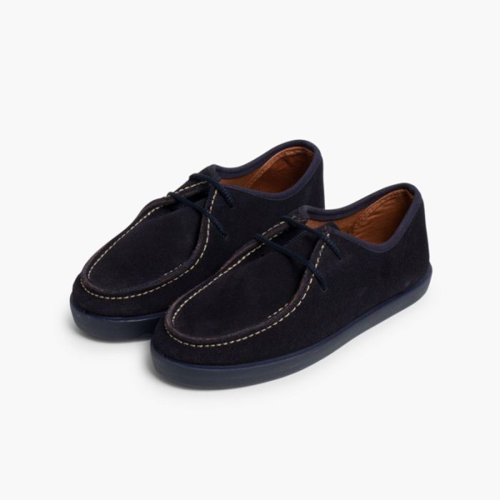 Zapatos Náuticos Infantiles Pisamonas Lona Lavada Suela Sport