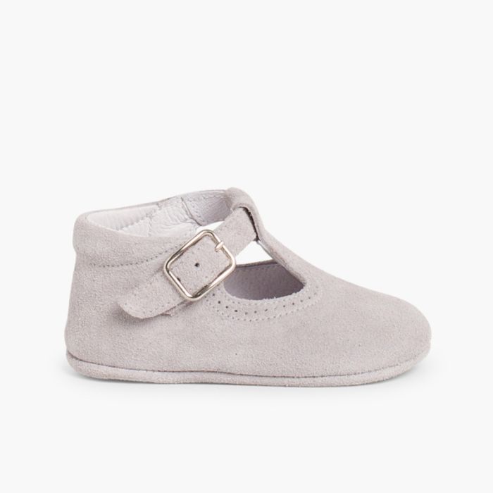 Pepitos Zapatos Bebé Serraje Hebilla